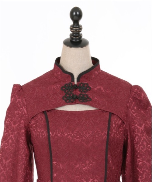 【値下げ中】axes femme POETIQUE チャイナスリット袖ワンピース axes femme POETIQUE（アクシーズファムポエティック）の