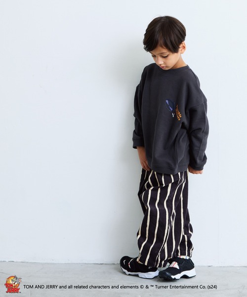 MARKEY'S（マーキーズ）の「【トムとジェリー】別注プリントトレーナー（スウェット・キッズ・ピンク/オフホワイト/チャコール/キャメル・80/120/110/100/90/150/140/95/130）」の9枚目の写真