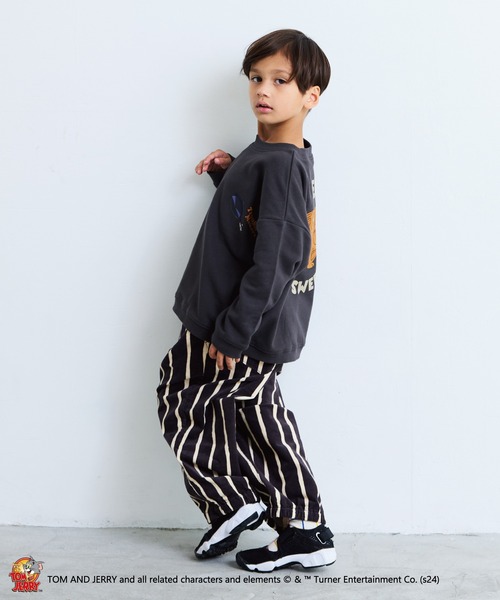 MARKEY'S（マーキーズ）の「【トムとジェリー】別注プリントトレーナー（スウェット・キッズ・ピンク/オフホワイト/チャコール/キャメル・80/120/110/100/90/150/140/95/130）」の11枚目の写真