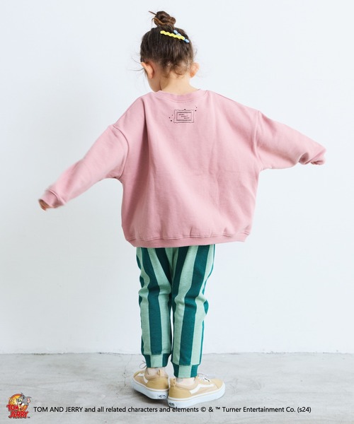 MARKEY'S（マーキーズ）の「【トムとジェリー】別注プリントトレーナー（スウェット・キッズ・ピンク/オフホワイト/チャコール/キャメル・80/120/110/100/90/150/140/95/130）」の21枚目の写真