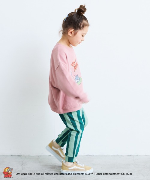 MARKEY'S（マーキーズ）の「【トムとジェリー】別注プリントトレーナー（スウェット・キッズ・ピンク/オフホワイト/チャコール/キャメル・80/120/110/100/90/150/140/95/130）」の20枚目の写真