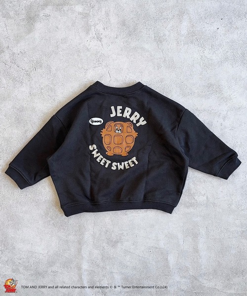 MARKEY'S（マーキーズ）の「【トムとジェリー】別注プリントトレーナー（スウェット・キッズ・ピンク/オフホワイト/チャコール/キャメル・80/120/110/100/90/150/140/95/130）」の7枚目の写真