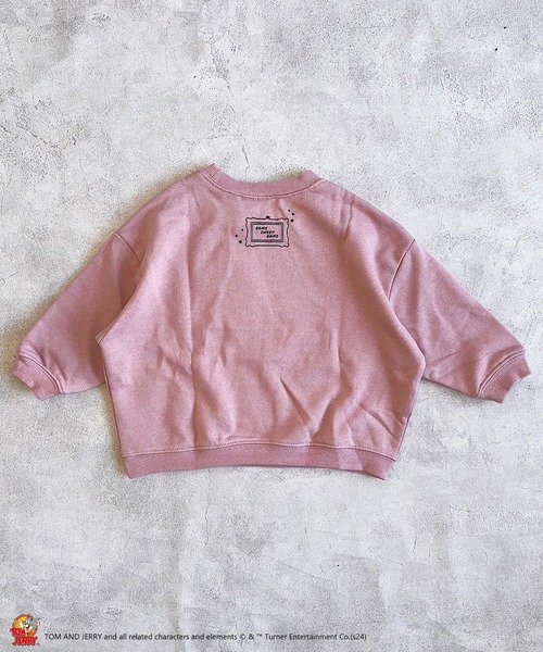 MARKEY'S（マーキーズ）の「【トムとジェリー】別注プリントトレーナー（スウェット・キッズ・ピンク/オフホワイト/チャコール/キャメル・80/120/110/100/90/150/140/95/130）」の15枚目の写真