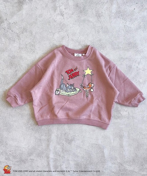 MARKEY'S（マーキーズ）の「【トムとジェリー】別注プリントトレーナー（スウェット・キッズ・ピンク/オフホワイト/チャコール/キャメル・80/120/110/100/90/150/140/95/130）」の14枚目の写真