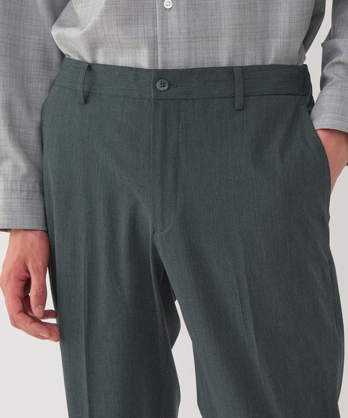 MUJI Labo（ムジラボ）の「〔MUJI Labo〕紳士　ストレッチストレートパンツ（その他パンツ・メンズ・ブラック/チャコールグレー・L/M/S/XL）」の4枚目の写真