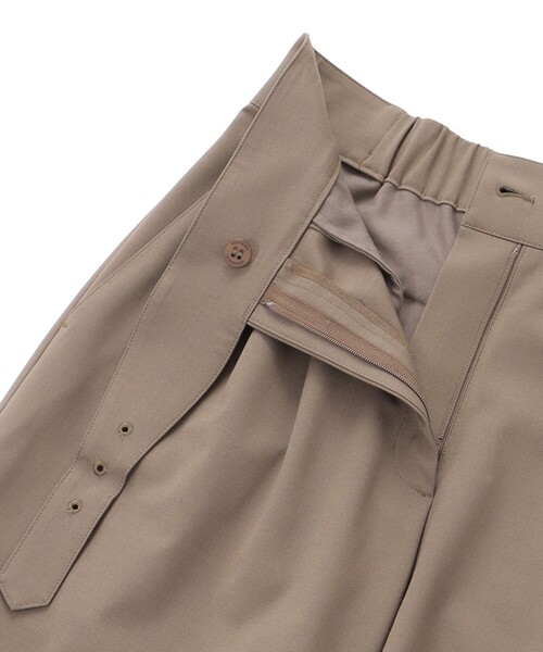 MACKINTOSH PHILOSOPHY（ﾏｯｷﾝﾄｯｼｭ ﾌｨﾛｿﾌｨｰ）の「ハイウエストグルカパンツ（その他パンツ・レディース・チャコールグレー/ブラウン・36/40/38）」の9枚目の写真