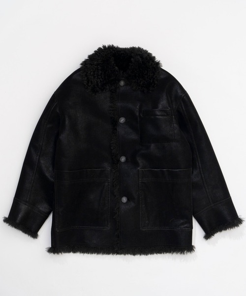 MAISON SPECIAL（メゾンスペシャル）の「Vegan Leather Mouton Blouson