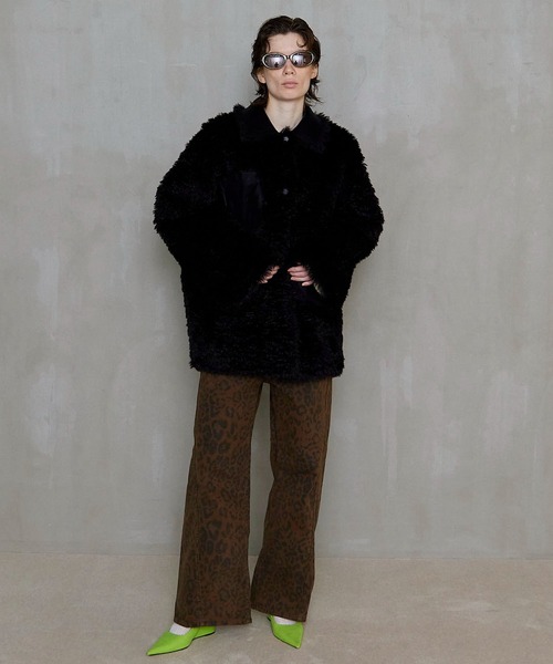 Vegan Leather Mouton Blouson/ヴィーガンレザームートンブルゾン