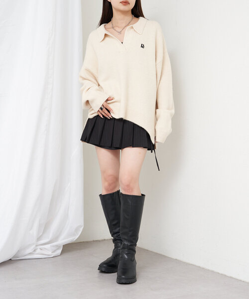 RAY CASSIN（レイカズン）の「ミニリボンラッププリーツスカート（スカート・レディース・ブラック系その他2/グレー系その他2/グレー系その他3/ブラウン系その他2・FREE）」の13枚目の写真