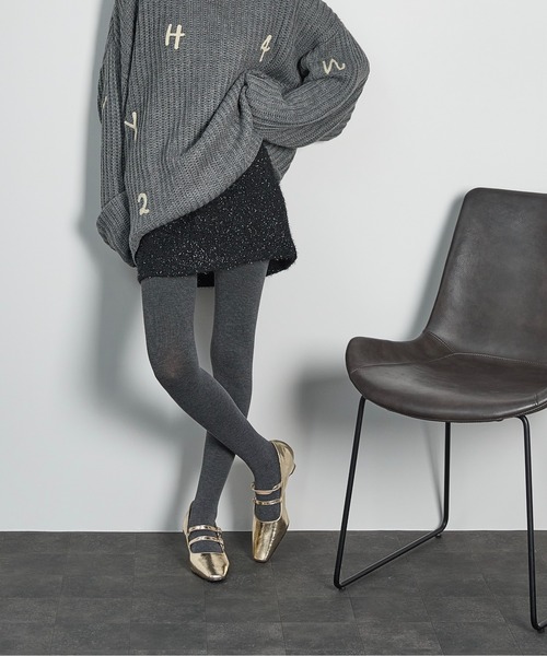 THE YOn（ザヨン）の「グリッターシャギーミニスカート（スカート・レディース・ブラック/シルバー・S/M）」の2枚目の写真