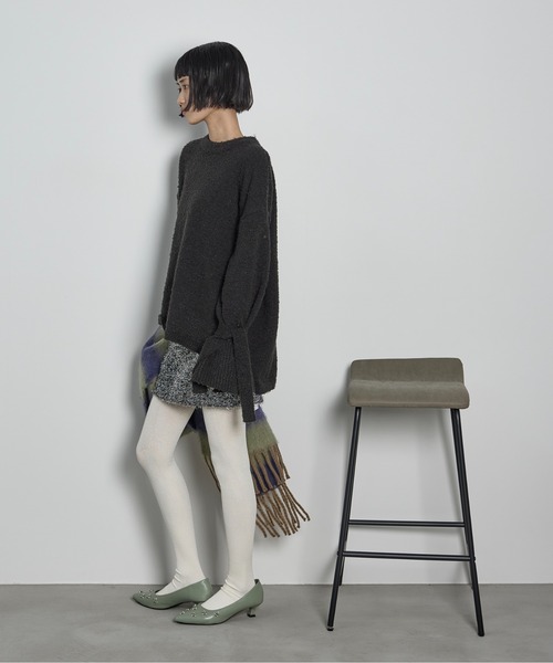 THE YOn（ザヨン）の「グリッターシャギーミニスカート（スカート・レディース・ブラック/シルバー・S/M）」の22枚目の写真