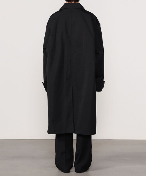 Bshop(ビショップ)の「eunoia | 襟付きロングコート MEN(ステンカラーコート・メンズ・ブラック・M/L)」の4枚目の写真