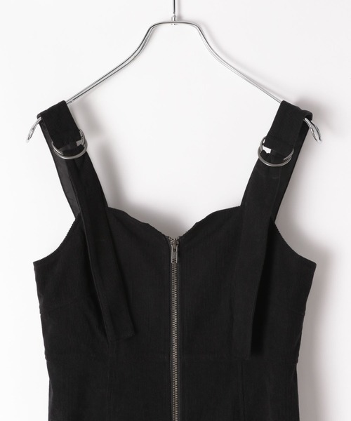 PAGEBOY（ページボーイ）の「フロントZIPコーデュロイワンピース（ワンピース・レディース・ブルー/ブラック・FREE）」の12枚目の写真