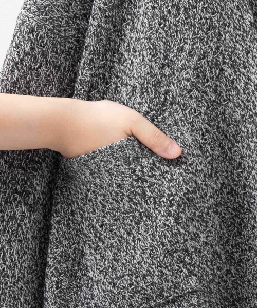 HusHusH（ハッシュアッシュ）の「HusHusH ヘリンボーン柄ニットカーディガン（カーディガン/ボレロ・レディース・ブラック/グレー・M/L）」の16枚目の写真