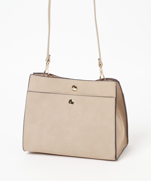 Andemiu（アンデミュウ）の「【WEB限定】ファーハンドル2Pバック140606（トートバッグ・レディース・ライトブルー/ライトカーキ/ベージュ・FREE）」の6枚目の写真