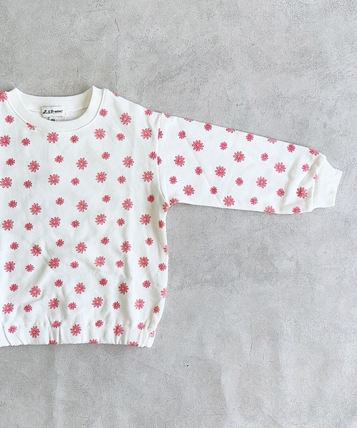 LSP WOW(エルエスピーワオ)の「【LSP WOW!】ソウガラプリントトレーナー(スウェット・キッズ・チャコール/ベージュ/イエロー/モカ/ライトブルー/オフホワイト・80/90/100/110/120/130)」の18枚目の写真