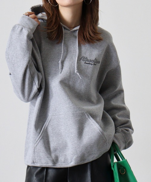 MODISH GAZE(モディシュガゼ)の「MODISH GAZE 裏起毛スモーキングガールフーディー(パーカー・メンズ・ブラック/グレー・S/M/L/XL)」の16枚目の写真