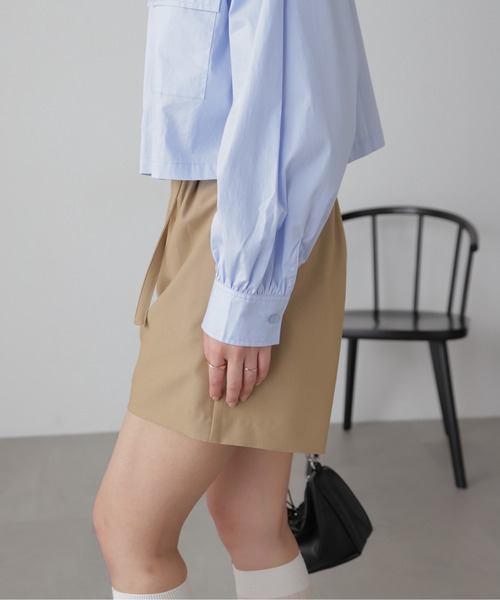 FREE'S MART(フリーズマート)の「◆ベルト付きショートパンツ(その他パンツ・レディース・ベージュ/ブラック/グレー・SMALL/MEDIUM)」の13枚目の写真