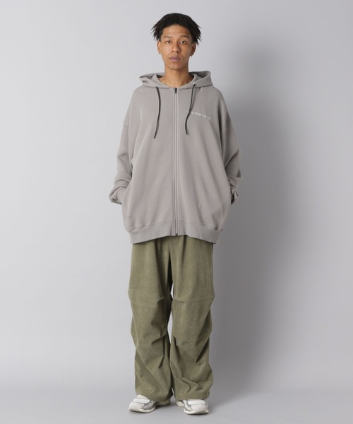 てぃら　パーカー　ニコアンド niko and（ニコアンド）の「スノーウォッシュジップパーカー