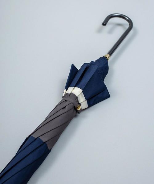 BEAUTY&YOUTH UNITED ARROWS(ビューティアンドユースユナイテッドアローズ)の「BY パネルカラーアンブレラ/傘(長傘)」|ネイビー