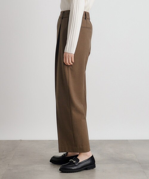 grove（グローブ）の「◆シャークスキン裏起毛スラックスパンツ（その他パンツ・レディース・ダークブラウン/ブラック系3/チャコール・02/03/01/04/05）」の17枚目の写真