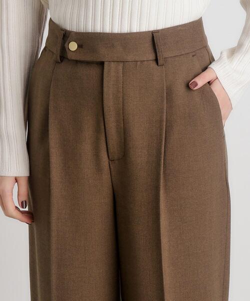 grove（グローブ）の「◆シャークスキン裏起毛スラックスパンツ（その他パンツ・レディース・ダークブラウン/ブラック系3/チャコール・02/03/01/04/05）」の19枚目の写真