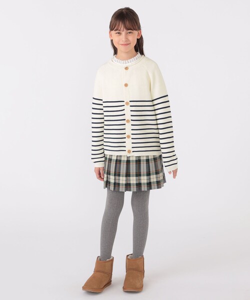 【セール】SHIPS KIDS:130～155cm / 〈洗濯機可能〉ボーダー カーディガン（カーディガン/ボレロ）｜SHIPS（シップス）