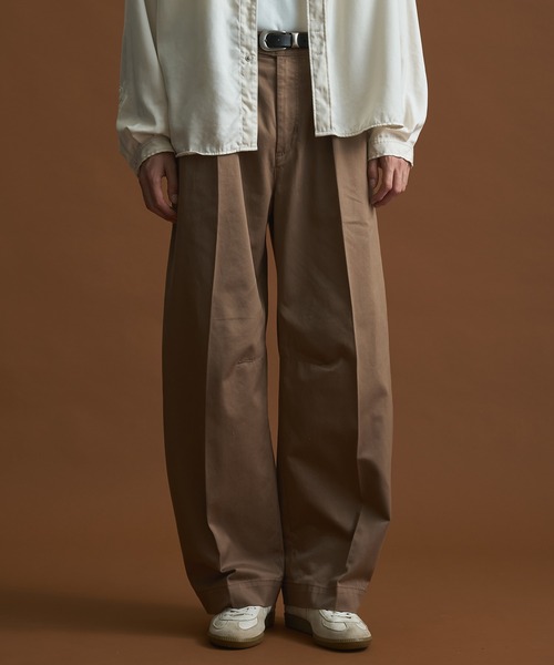 PUBLIC TOKYO PUBLIC CHINOS バレルイージー バレルチノ PUBLIC CHINOS バレルレッグイージー（チノパンツ）｜PUBLIC