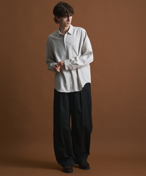 PUBLIC CHINOS バレルレッグイージー（チノパンツ）｜PUBLIC