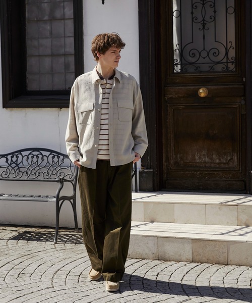 PUBLIC CHINOS バレルレッグイージー /大人気/ハリ感/チノパンツ