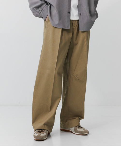 パブリックトウキョウ　PUBLIC CHINOS　バレルレッグイージー　サイズ1 ベストセラー】PUBLIC CHINOS バレルレッグイージー /バルーン/大人気