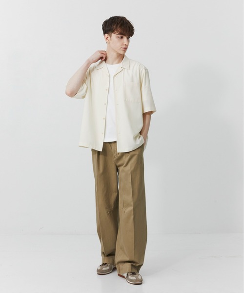 美品★パブリックトウキョウ　PUBLIC CHINOS バレルレッグイージー　M ベストセラー】PUBLIC CHINOS バレルレッグイージー /バルーン/大人気