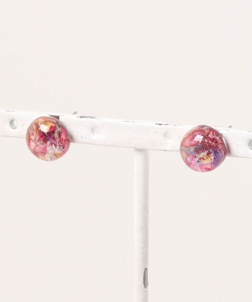 VIBGYOR(ヴィブジョー)の「【Willija】金属アレルギー対応《花景》フラワーピアス小(MA)(ピアス(両耳用)・レディース・ローズ・FREE)」の1枚目の写真