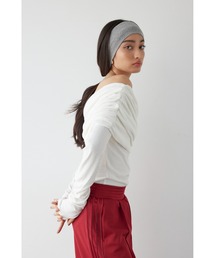 ALEXIA STAM | Off One Shoulder Top /オフショルダートップス(Tシャツ/カットソー)