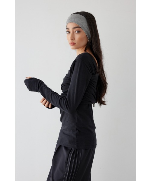 ALEXIA STAM（アリシアスタン）の「Off One Shoulder Top /オフ