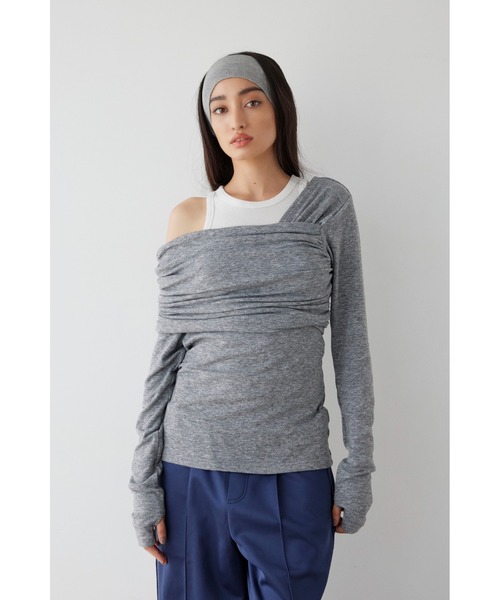ALEXIA STAM(アリシアスタン)の「Off One Shoulder Top /オフ ALEXIA STAM(アリシアスタン)の「Off One Shoulder Top /オフ