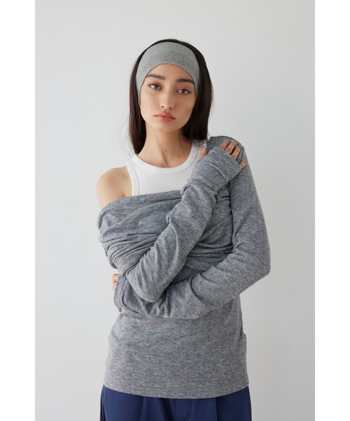 ALEXIA STAM（アリシアスタン）の「Off One Shoulder Top /オフ