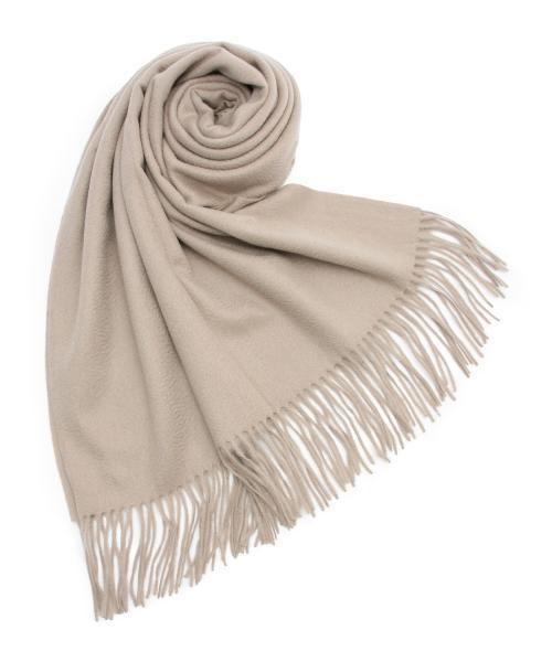 BEAMS LIGHTS Women's（ビームスライツ ウィメンズ）の「BEAMS LIGHTS / カシミヤ 無地ストール（ストール/ショール・レディース・チャコールグレー/ブラウン系その他/ネイビー・ONE SIZE）」の6枚目の写真