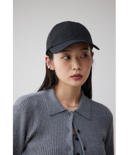 AZUL by moussy（アズールバイマウジー）の「メタルプレートキャップ（キャップ・レディース・ブラック/ライトベージュ・FREE）」の3枚目の写真