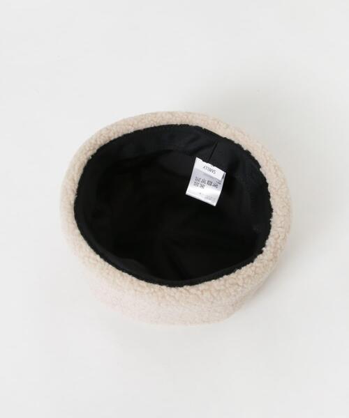 SMELLY（スメリー）の「ボアロールワッチ（ニットキャップ/ビーニー・レディース・アイボリー/モカ・-）」の9枚目の写真