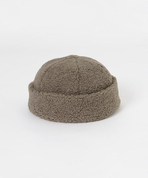 SMELLY（スメリー）の「ボアロールワッチ（ニットキャップ/ビーニー・レディース・アイボリー/モカ・-）」の19枚目の写真