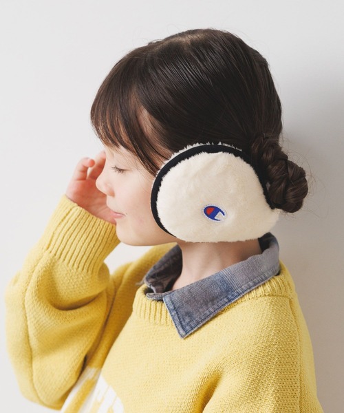 Champion(チャンピオン)の「【Champion(チャンピオン)】シールボアイヤーマフ(KIDS)(イヤーマフ・キッズ・ネイビー/パープル/アイボリー/ブラック・FREE)」の3枚目の写真