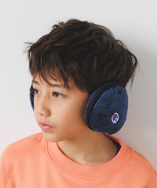 Champion(チャンピオン)の「【Champion(チャンピオン)】シールボアイヤーマフ(KIDS)(イヤーマフ・キッズ・ネイビー/パープル/アイボリー/ブラック・FREE)」の4枚目の写真