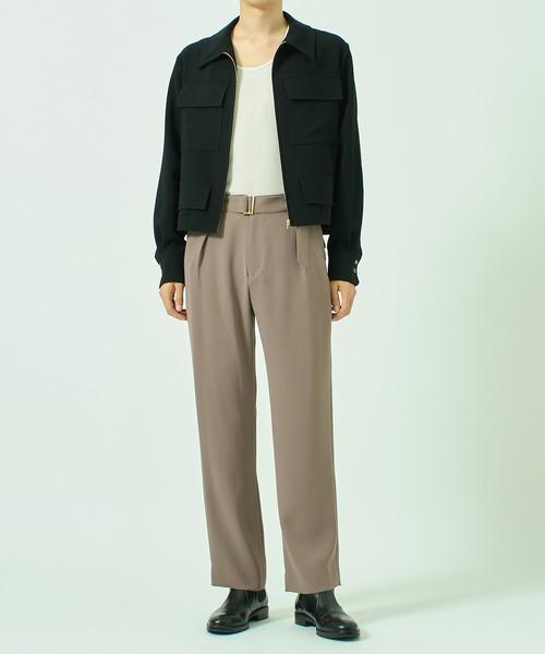 CULLNI（クルニ）の「〈別注〉1Tuck Pants/洗える/シワになり