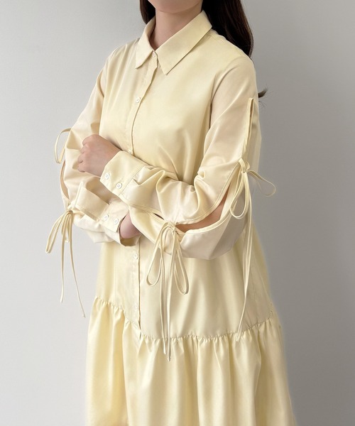 シャツワンピース　ベージュ　MI AND MOU 2025年最新】ミーアンドモウの人気アイテム - メルカリ