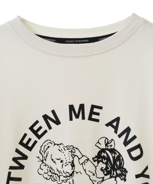 Candy Stripper（キャンディストリッパー）の「BETWEEN ME AND YOU SWEAT ワンピース（スウェット・レディース・オフホワイト/ヘザーグレー/ブラック・2）」の5枚目の写真