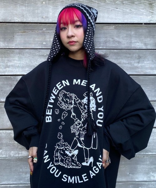 Candy Stripper（キャンディストリッパー）の「BETWEEN ME AND YOU SWEAT ワンピース（スウェット・レディース・オフホワイト/ヘザーグレー/ブラック・2）」の20枚目の写真