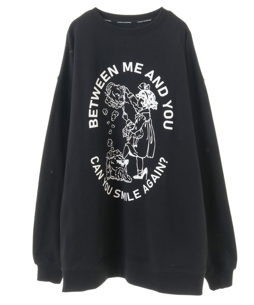 Candy Stripper（キャンディストリッパー）の「BETWEEN ME AND YOU SWEAT ワンピース（スウェット・レディース・オフホワイト/ヘザーグレー/ブラック・2）」の11枚目の写真