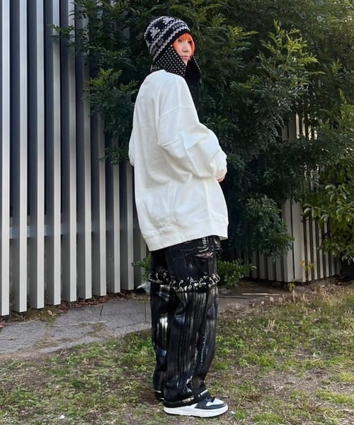 Candy Stripper（キャンディストリッパー）の「BETWEEN ME AND YOU SWEAT ワンピース（スウェット・レディース・オフホワイト/ヘザーグレー/ブラック・2）」の12枚目の写真