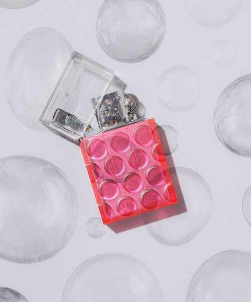 bpr BEAMS（ビーピーアール ビームス ）の「ハードエッジ バブル ライター（アッシュトレイ/ライター・レディース・ライトブルー/その他/ピンク/グリーン/オレンジ/パープル・ONE SIZE）」の5枚目の写真